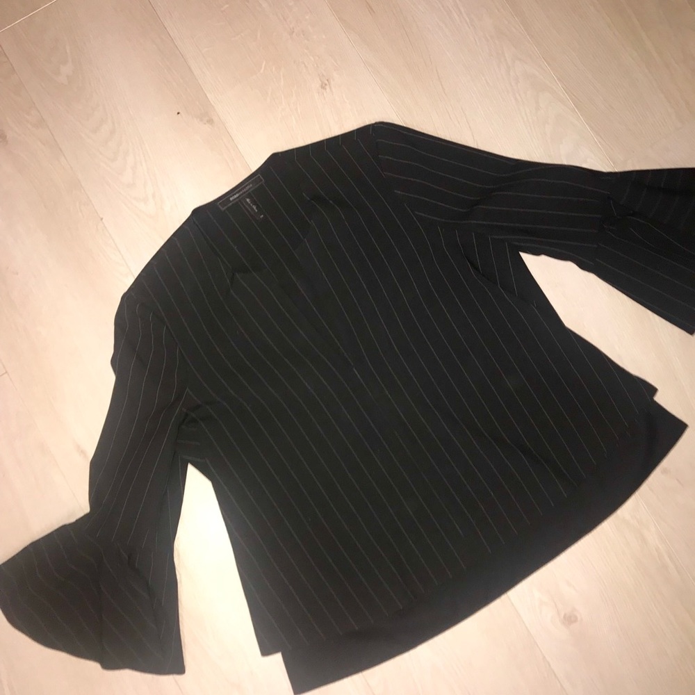 Never worn BCBG pin stripe blouse